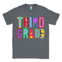 Charcoal Heather third grade Classic Tee - NancyCooperArtShop