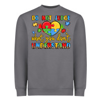 Storm puzzle heart inclusivity message Heavyweight Sweatshirt - LillyAllenDesigns