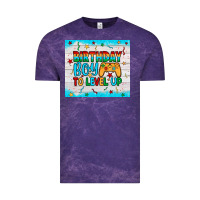 Cloud Purple birthday boy to level up Vintage Tee - JahusDesignShop