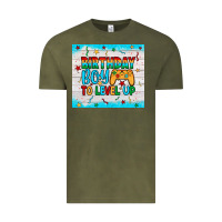 Vintage Olive birthday boy to level up Vintage Tee - JahusDesignShop