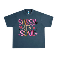 Midnight Navy sassy little soul Urban Heavy Tee - MaliasSmallBusiness