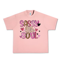 Salmon sassy little soul Urban Heavy Tee - MaliasSmallBusiness