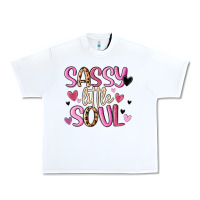 White sassy little soul Urban Heavy Tee - MaliasSmallBusiness