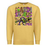 Antique Gold Mardi Saurus Rex Premium Sweatshirt - HowdyJamesFarm
