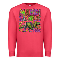 Cardinal Mardi Saurus Rex Premium Sweatshirt - HowdyJamesFarm