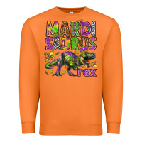 Carrot Mardi Saurus Rex Premium Sweatshirt - HowdyJamesFarm