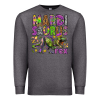 Charcoal Heather Mardi Saurus Rex Premium Sweatshirt - HowdyJamesFarm