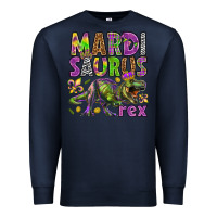 Navy Mardi Saurus Rex Premium Sweatshirt - HowdyJamesFarm