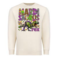 Sandshell Mardi Saurus Rex Premium Sweatshirt - HowdyJamesFarm