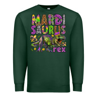 Sports Green Mardi Saurus Rex Premium Sweatshirt - HowdyJamesFarm