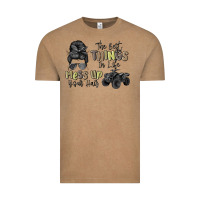 Vintage Coffee the best things in life mess up your hair Vintage Tee - MaliasSmallBusiness