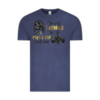 Vintage Denim the best things in life mess up your hair Vintage Tee - MaliasSmallBusiness