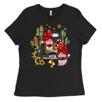 Black farm truck,noel gnome Ladies Tee - JahusDesignShop