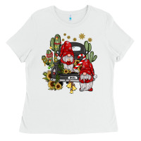 White farm truck,noel gnome Ladies Tee - JahusDesignShop