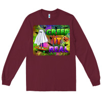 Burgundy creep it real mousepad Long Sleeve Tee - BundleAndBundleShop