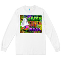 White creep it real mousepad Long Sleeve Tee - BundleAndBundleShop