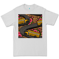 Dove Grey flower leopard school bus seamless pattern Premium Tee - BundleAndBundleShop
