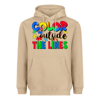 Mushroom Color outside the lines Heavyweight Hoodie - CowGirlArtShop