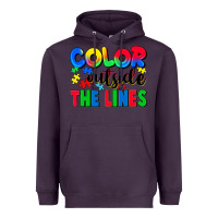 Plum Color outside the lines Heavyweight Hoodie - CowGirlArtShop