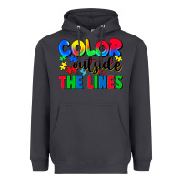 Smoke Color outside the lines Heavyweight Hoodie - CowGirlArtShop