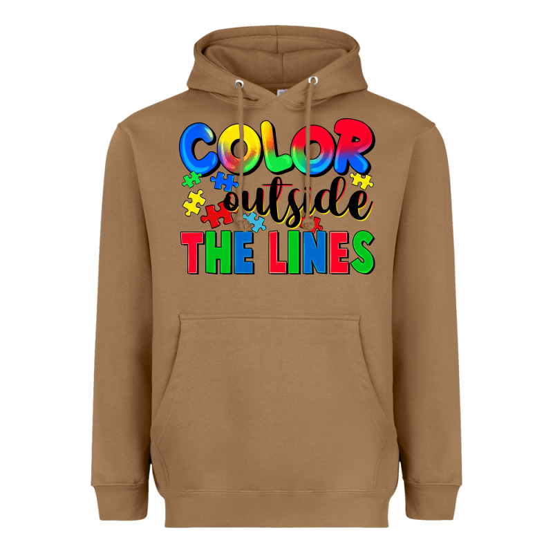 Color Outside The Lines Heavyweight Hoodie by CowGirlArtShop | Teevron