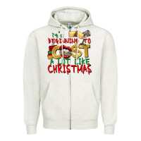 Oatmeal Heather It's beginning to cost a lot like Christmas Zipper Hoodie - NancyCooperArtShop