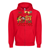 Red It's beginning to cost a lot like Christmas Zipper Hoodie - NancyCooperArtShop