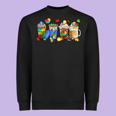 Image Title Puzzlethemed Beverages And Accessories Heavyweight Sweatshirt Designed By Lillyallendesigns