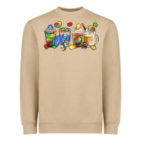Mushroom image title puzzlethemed beverages and accessories Heavyweight Sweatshirt - LillyAllenDesigns