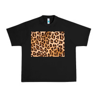 Black leopard background gold 3200x2400 Urban Heavy Tee - AdoDesignShop
