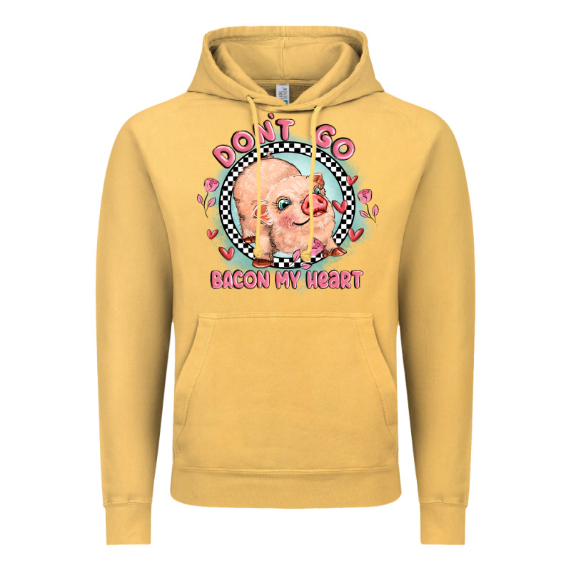 Dont Go Bacon My Heart Vintage Hoodie by MaliasSmallBusiness | Teevron