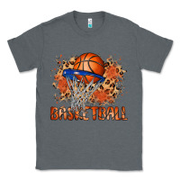 Charcoal Heather custom name basketball Classic Tee - MaliasSmallBusiness