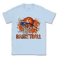 Dusty Blue custom name basketball Classic Tee - MaliasSmallBusiness