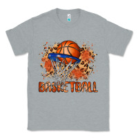 Heather Grey custom name basketball Classic Tee - MaliasSmallBusiness