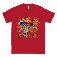 Red custom name basketball Classic Tee - MaliasSmallBusiness