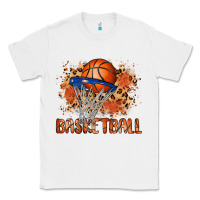 White custom name basketball Classic Tee - MaliasSmallBusiness