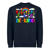 Navy name celebrate kindness and diversity Heavyweight Sweatshirt - LillyAllenDesigns