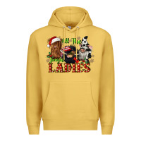 Antique Gold all the jingle ladies Premium Hoodie - CowGirlArtShop