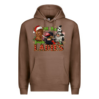 Chestnut all the jingle ladies Premium Hoodie - CowGirlArtShop