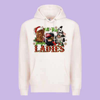 All The Jingle Ladies Premium Hoodie Designed By Cowgirlartshop