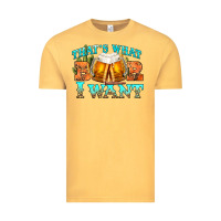 Vintage Mustard western beer thats what i want Vintage Tee - NancyCooperArtShop