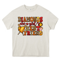 Cream diamonds are a girl's best friend softball Heavy Core Tee - Jasminsmagicworld