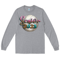 Heather Grey volleyball senior 2023 Long Sleeve Tee - BundleAndBundleShop