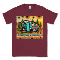 Burgundy camping is intents Classic Tee - JahusDesignShop