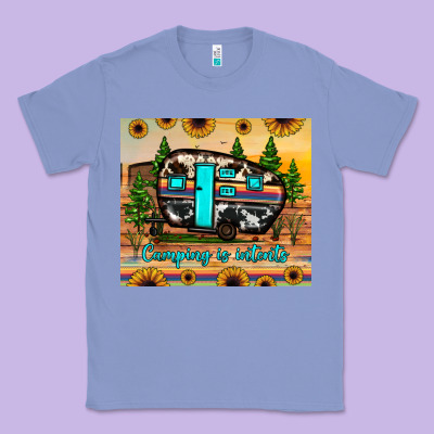 Camping Is Intents Classic Tee Designed By Jahusdesignshop