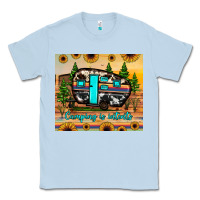 Dusty Blue camping is intents Classic Tee - JahusDesignShop