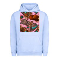 Pigment Grape Ice western cowboy hat seamless pattern Urban Hoodie - BundleAndBundleShop