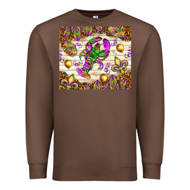 Mardi Gras With Crab Tumbler Premium Sweatshirt by HowdyJamesFarm | Teevron