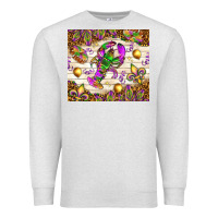 Oatmeal Heather Mardi Gras with crab tumbler Premium Sweatshirt - HowdyJamesFarm