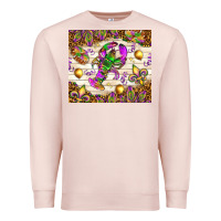 Pale Pink Mardi Gras with crab tumbler Premium Sweatshirt - HowdyJamesFarm
